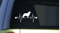 Nova Scotia Duck Tolling retriever dog lifeline *I231* 8" wide Sticker decal