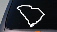 SOUTH CAROLINA state 6" sticker decal truck window college football basketball