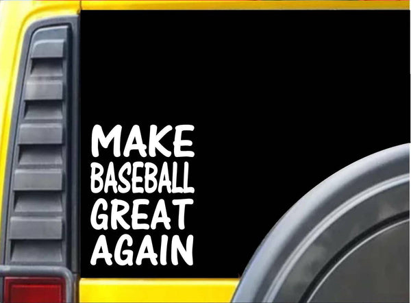 Make Baseball Great Again L208 8 inch sticker decal