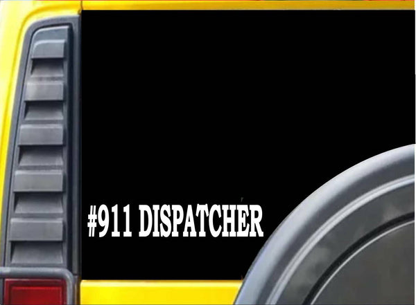 #Dispatcher K486 8 inch Sticker 911 dispatch decal