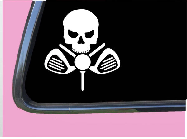 Golf Boy Crossbones TP 418 vinyl 6" Decal Sticker putter driver ball putting