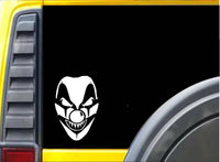 Scary Clown J814 8 inch sticker Decal