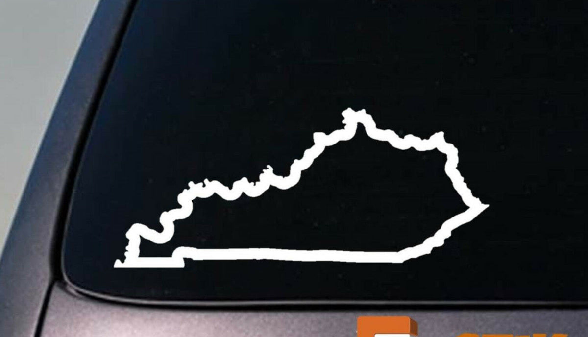 Kentucky State Vinyl Decal – 6 Inch
