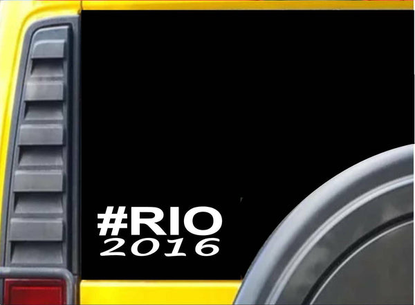 Rio Sticker *J749* 8" vinyl swimming lifeguard swimmer olympics