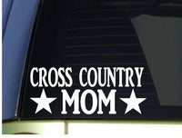 Cross Country Mom sticker *H315* 8.5 inch wide vinyl running shoes 5k 10k