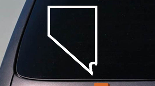 Nevada State Vinyl Decal – 6 Inch