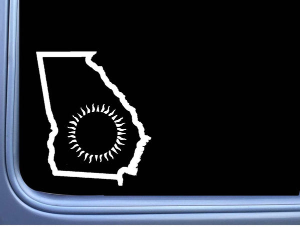 Georgia Eclipse Path of Totality L420 8" decal sticker solar