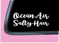 Ocean Air Salty Hair TP 298 Sticker 8" Decal sand girl tanning oil lotion bikini