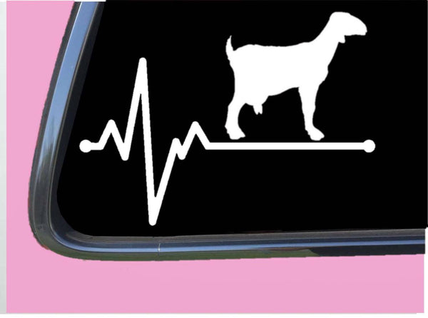 Dairy Goat LIfeline TP 223 Sticker 8" Decal heartbeat soap cheese milk