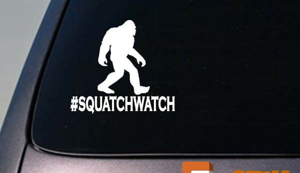 Squatchwatch Bigfoot Decal Yeti Sasquatch camper Sticker hiking camping *D688*