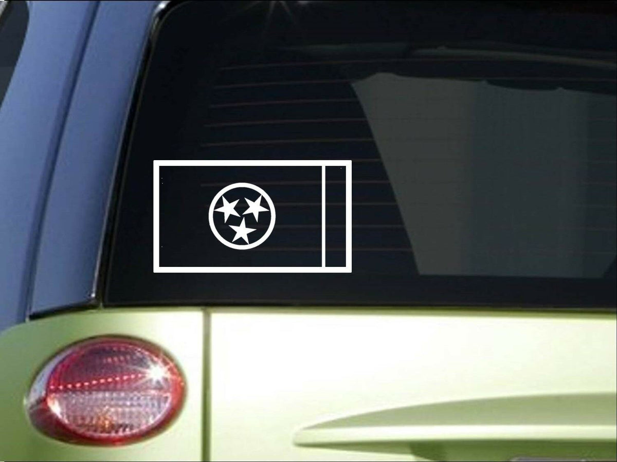 Tennessee State Flag Vinyl Decal – 8 Inch