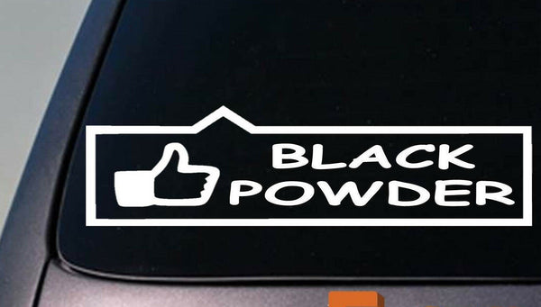 LIKE BLACK POWDER 6" STICKER DEER HUNTING POWDER HORN BLACK POWDER MUZZLE LOADER