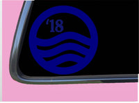 Blue Wave Circle 2018 Vote Blue TP 221 Sticker 6" Decal democrat liberal