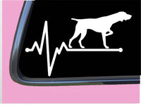 German Shorthair Lifeline TP 247 vinyl 8" Decal Sticker shorthaired pointer bird