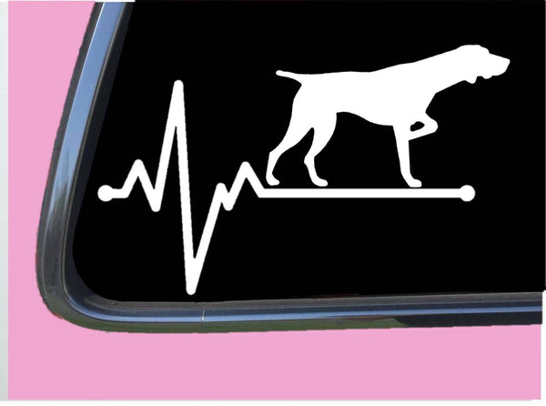 German Shorthair Lifeline TP 247 vinyl 8" Decal Sticker shorthaired pointer bird