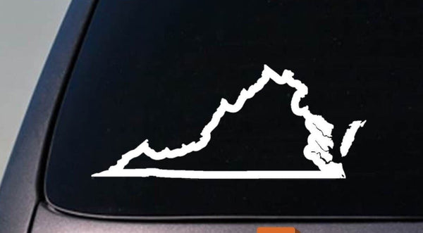 VIRGINIA state 6" sticker decal car truck window college football basketball