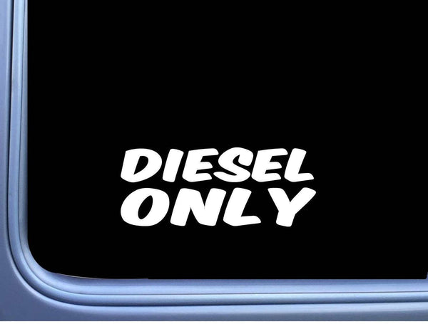 Diesel Only M382 8 inch Sticker Decal 4x4 semi trucker 4wd offroad turbo