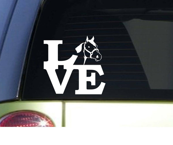 Quarter Horse love *I844* 6" Sticker horse decal