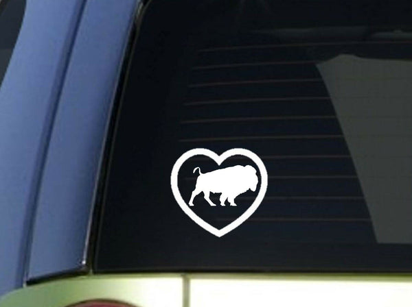 Buffalo Heart 2  *H938* 6 inch Sticker decal arrow head tomahawk yellowstone