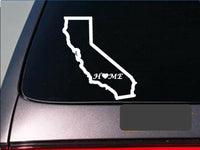 California home 6" sticker *E664* state outline home map decal vinyl