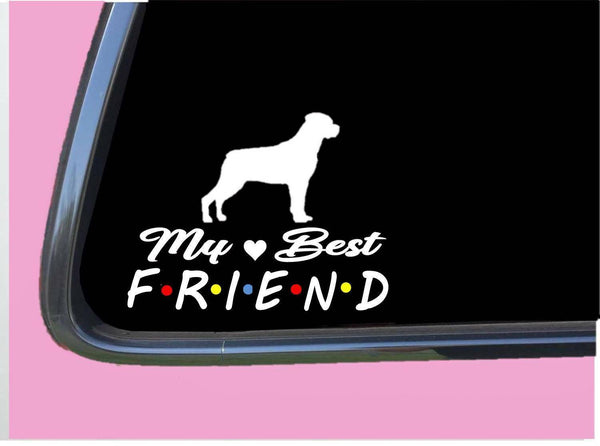 Rottweiler Sticker TP 826 Best Friend 6" Decal dog