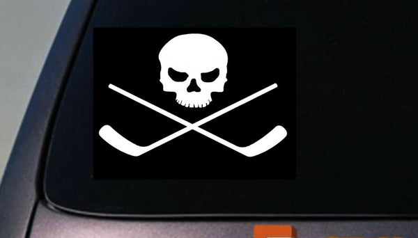 HOCKEY SKULL PUCK STICKS ICE SKATE SKATING HOCKEY MASK 6"