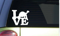 Tortoise Love 6" STICKER *I321* DECAL sea turtle zoo keeper turtle tortoise