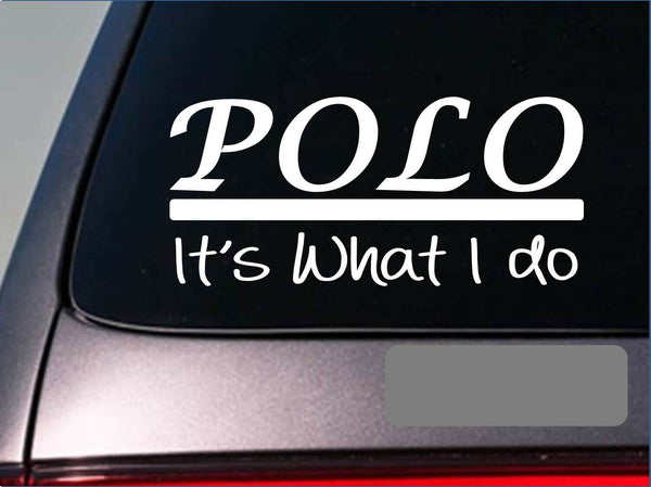 Polo sticker decal *E367* polo club horse english saddle game riding horse