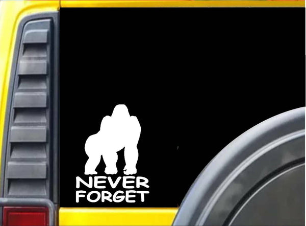 Gorilla Never Forget Harambe *J715* 6 inch Decal Sticker