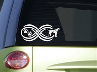 Tribal Dalmatian Infinity Sitcker *I789* 8.5 inch wide decal