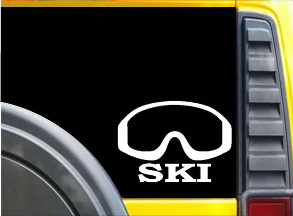 Ski Goggles K644 8 inch Sticker mask decal