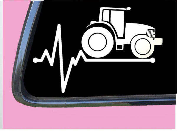 Tractor Lifeline TP 224 vinyl 8" Decal Sticker app farming plow crop seeds