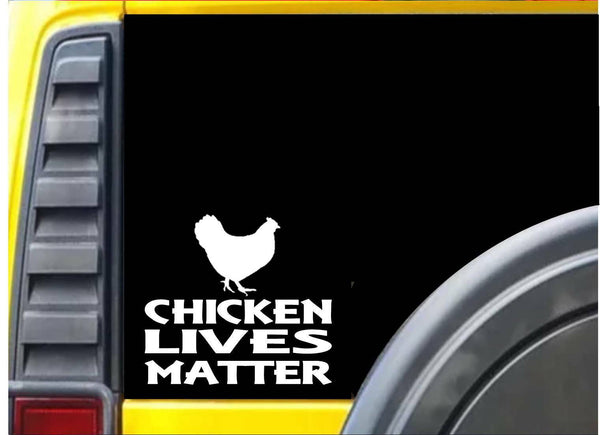 Chicken Lives Matter Sticker k171 6 inch incubator decal