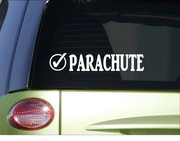 Parachute Check *I062* 8" Sticker decal skydiving paratrooper marines air force