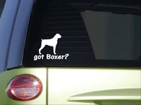 got Boxer *I760* 6x6 inch Sticker Dog decal