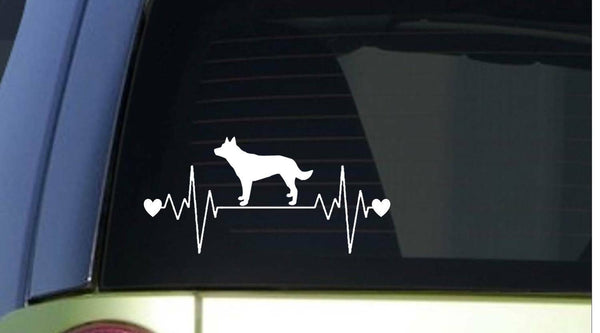 Kelpie Lifeline Sitcker *I902* 8 inch wide decal Australian Kelpie