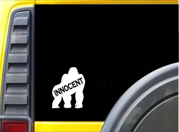 Gorilla Innocent Harambe *J714* 6 inch Decal Sticker