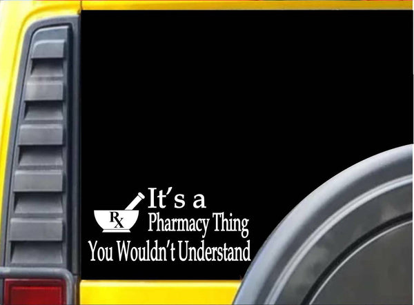 It's a Pharmacy Thing L161 8 Inch mortar pestle decal