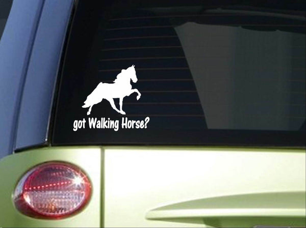 got Walking Horse *I744* 6x6 inch Sticker decal tn walker