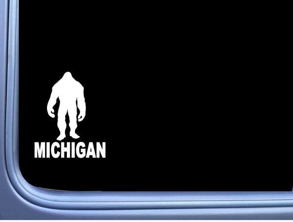 Bigfoot Michigan State Sticker M168 6" vinyl decal sasquatch squatch
