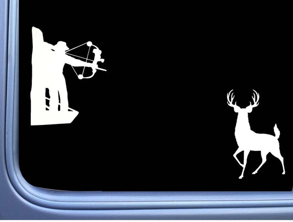 Bowhunter Deer J899 2-6 inch Decals stickers arrow treestand