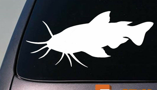 CatFish  8.5" sticker decal stink bait cat fish fishing rod reel lure *D699*