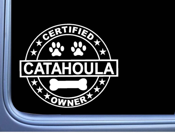 Certified Catahoula L335 Dog Sticker 6" decal