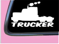 Trucker TP 537 vinyl 6" Decal Sticker truck driver semi big rig 18 wheeler