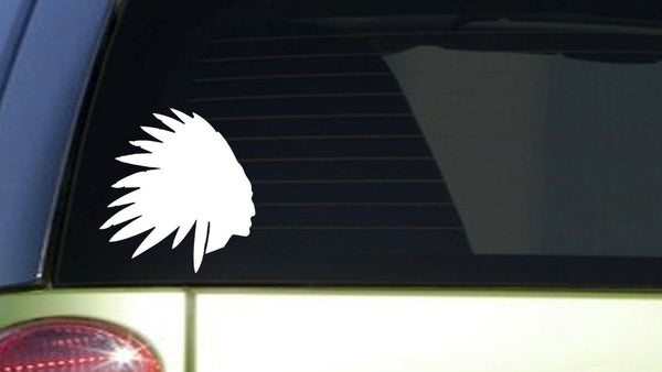 Indian Chief *I423* 6 inch Sticker Brave laptop decal