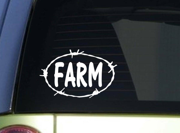 Farm Girl *I931* 8 inch wide Sticker farming decal