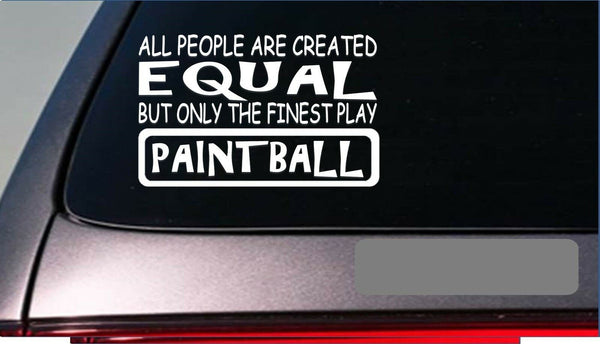 Paintball equal Sticker *G701* 8" vinyl paintball automatic trigger mask suit