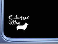 Corgi Mom j862 6" wide Sticker decal pembroke dog