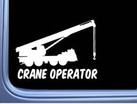 Crane Operator L991 8 inch sticker decal operator construction