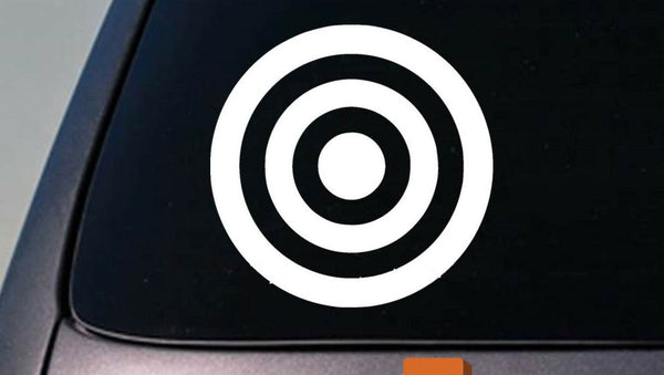 BULLSEYE BULLS EYE 6" STICKER DECAL CAR WINDOW TRUCK 2A TARGET SHOOTING Barrel